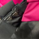 White House | Black Market WHBM Pink/Black Satin Strapless Rhinestone Bodycon Pencil Dress Size 4 Photo 9