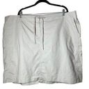 J.Jill  Khaki Chino Skirt Tan 3X XXXL Short Skirt Plus Photo 0