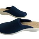 Vera Pelle FLY FLOT Blue Slide on Clogs  Leather Insole Made in Italy Photo 3