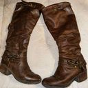 Dark Brown Tall Boots Size 8 Photo 0