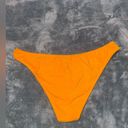 Topshop Neon  Orange Microfiber Bikini Bottom Size 12 Photo 2