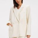 Good American NWT  Unisex Blazer IN Color Bone Size-2 Photo 2