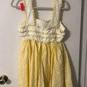 Mabel Yellow Gingham Dress Photo 4