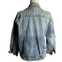 Celebrity Pink  Denim Boyfriend Trucker Jacket M Med Wash Distressed Pockets Photo 3