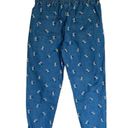 Disney NWT  All Over Minnie Mouse Denim Jean Jogger Pants Pull On Large Photo 1