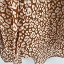 Nine West  Button Down Shirt Size Large Animal Print Business Casual Office Work Photo 4