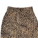 Billabong  Mini Skirt Animal Print‎ Leopard Black and Tan Women's Size 26 Photo 0