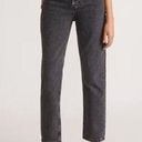 Everlane  The Cheeky Straight Jean in Washed Black Size 27 Crop Photo 0