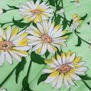 Daisy Vintage Green  Flower Scarf Wraps Photo 4