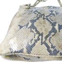 DKNY NEW  Gold Leather Python Snakeskin HANDBAG Convertible Crossbody Chain Purse Photo 8