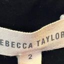 Rebecca Taylor  Dress Short Sleeve Diamond Texture Dress in Royal Blue Sz 2 GUC Photo 4
