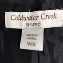 Coldwater Creek  Shaped Plus Size W18 Lined Snap Button Black Jacket Photo 1