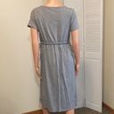 Isabel Maternity NWT  Size Small Gray Tie Waist Tee Tshirt Dress Photo 4