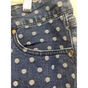 Gloria Vanderbilt  Womens Cropped Jeans Petite Sz 14P Polka Dot Jordyn Slimming Photo 1