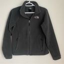 The North Face dark gray black women’s zip up fleece size XS Photo 0