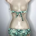 Radio Fiji  Mint Tiffany Green Snake two piece bikini set  swimsuit size M New Photo 4