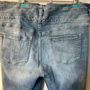 Torrid Jeans Feel The Fit 18R Medium Stone Wash Whiskering Flare 3 Button Zip Photo 4