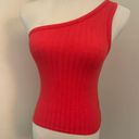 American Eagle one shoulder ribbed tank top Photo 0