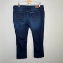 Lee regular fit mid rise straight leg dark wash jeans size 20 P Photo 1