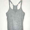 New Balance  Racerback Tank Top Large Sleeveless Athletic Gray Silver Workout Photo 0