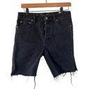 Free People  We The Free Black Bermuda Shorts Photo 0