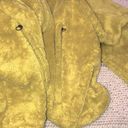 The North Face  green fuzzy jacket size medium with pockets Photo 9