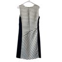 Ralph Lauren Lauren  Women Stripe Dress Formal Party Cocktail Size 10 Wedding Photo 1