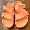 Birkenstock Fair to Good Condition  Coral Pink EVA Arizona Sandals Euro 40 US Women 9 Photo 3