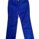 Chico's  So Slimming Pintuck 30" Short Blue Grotto Straight Jeans Size 3 Short Photo 0