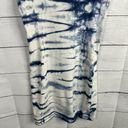 Talula  Aritzia Womens size Small Tie Dye Blue Bodycon Scoop Neck Mini Dress Photo 7