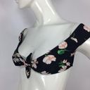 Topshop  Floral Front Tie Bikini Top Photo 2