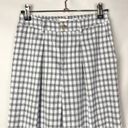 Hollister  Ultra High Rise Light Blue Plaid Flare Leg Trouser Pants XS Photo 2