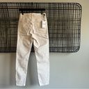 RE/DONE Orginals 90s High Rise Ankle Crop In Cream - Vintage White Photo 4