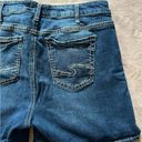 Silver Jeans Silver Womens Elyse Short Blue Denim Western Glove Works Shorts Sz 32 Photo 4