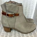 Dansko  Hartley Bootie Gray Nubuck Leather Side Zip Boot EU 39 US 8.5 Photo 3