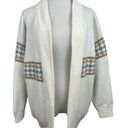 Retro 80’s Look Oversized Reversible Heavy Weight Open Cardigan M/L Size L Photo 0