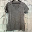 Danskin  Performance Heather Gray V Neck Shirt - Size XL Photo 0