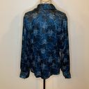 Apt. 9 stretch satin button front dress shirt blouse XL Photo 2