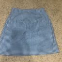 Brandy Melville Blue Plaid Skirt Photo 1