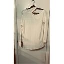 Mazik White Open Shoulder Long Sleeve Cotton Top SZ L Size L Photo 2