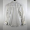 Vintage H Bar C California Ranch Wear 1970s Ruffle Lace Pearl Snap Western Shirt Photo 5