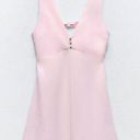 ZARA Pink Midi Dress Photo 5