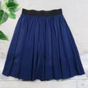 Rag and Bone  Blue Silk Blend Pleated A-Line Pull-On Skirt Women’s Size 26/2 Photo 0