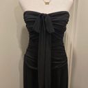 City Triangles VTG 90s Y2K  Black Strapless / Halter Convertible Black Maxi Dress Photo 5