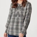 Denim & Co  Plaid Blouse  Photo 0