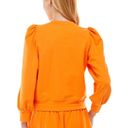 TCEC | NWOT | Long Sleeve Ballon Sweatshirt | S | Orange | CT7521 Photo 1