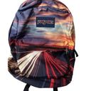 Jansport  High Stakes Backpack Traffic Headlights Highway Scene Photo 0