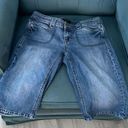 White House | Black Market  “Noir” Bermuda Jeans Size 4 Photo 0