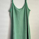 American Eagle Green Striped Knit Cami Mini Dress size XL Photo 4