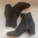 Unisa  Faux Suede Black Block Heeled Booties Size 9 Photo 9